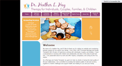 Desktop Screenshot of drheatherlhay.com