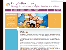 Tablet Screenshot of drheatherlhay.com